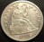 1847 Seated Dollar - EF/AU