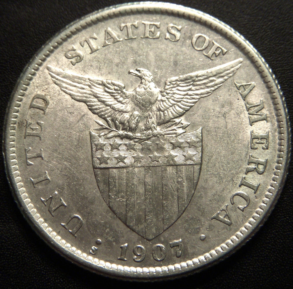 1907-S Peso - Philippines