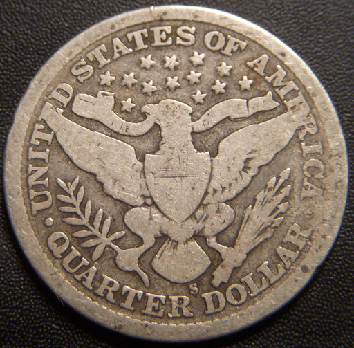1898-S Barber Quarter - Good