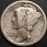 1921-D Mercury Dime - Good