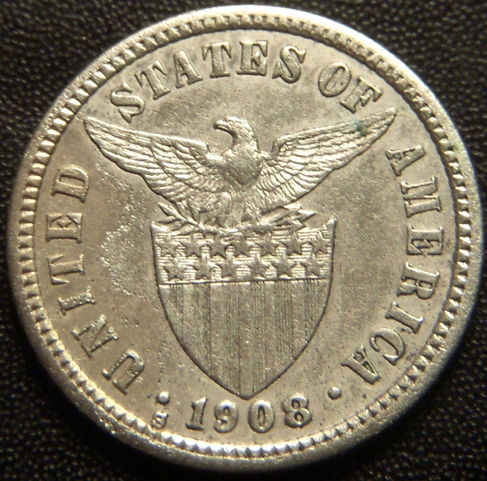 1908-S 10 Centavos - Philippines