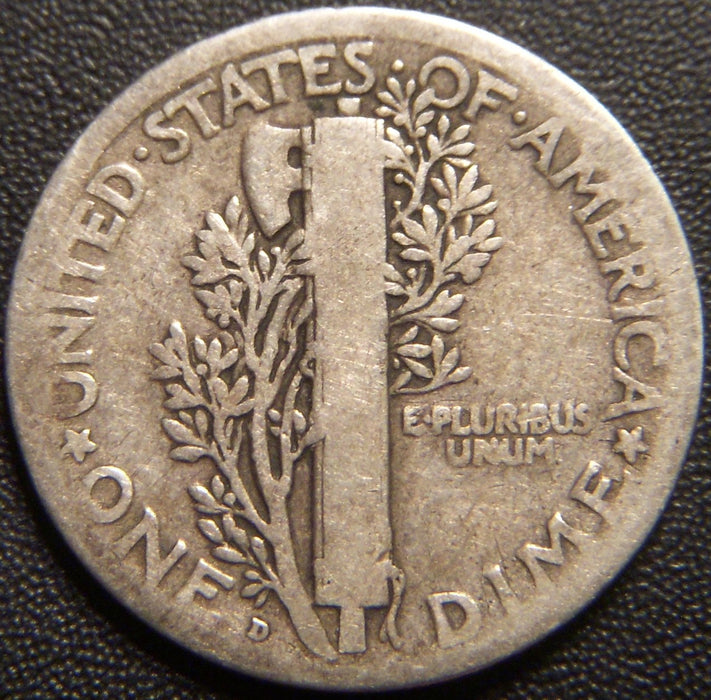 1921-D Mercury Dime - Good