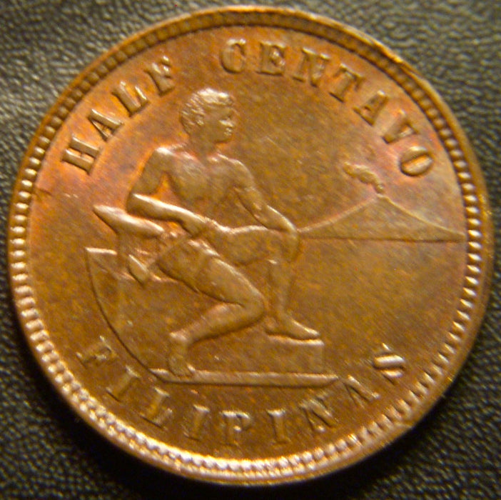 1904 1/2 Centavo - Philippines