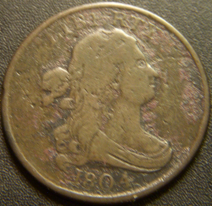 1804 Half Cent - P4NS Fine