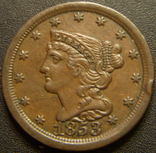 1853 Half Cent - AU