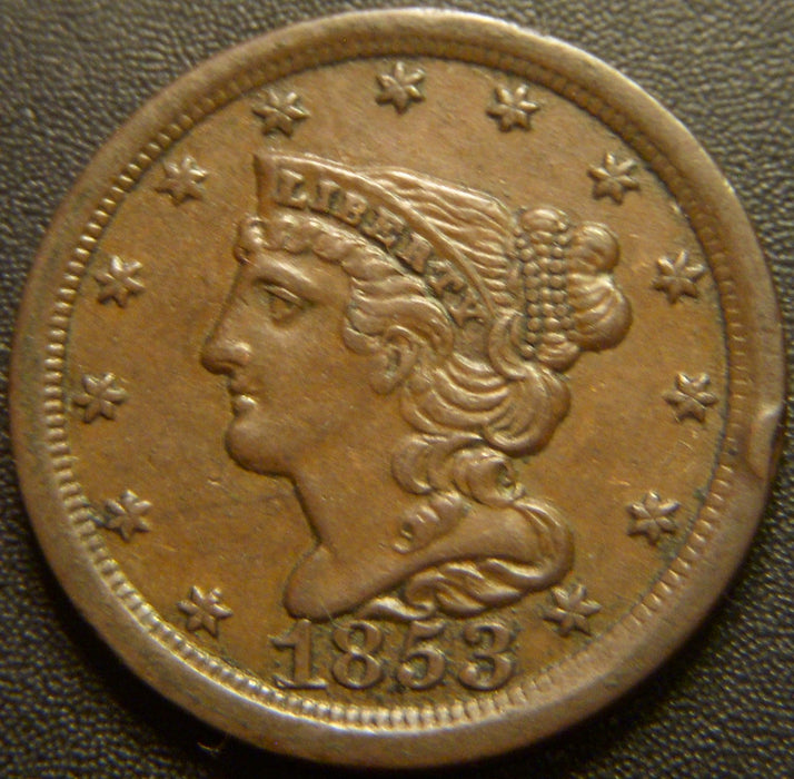 1853 Half Cent - AU