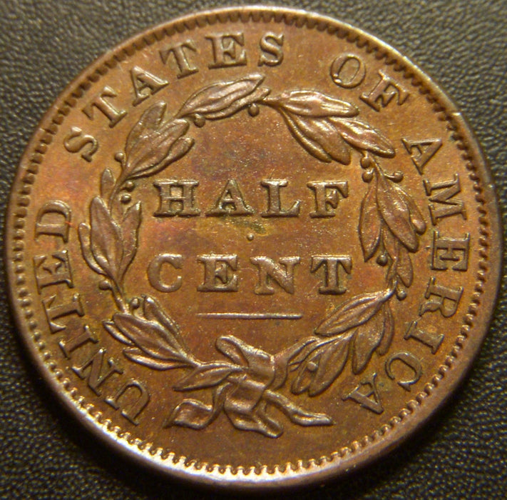 1834 Half Cent - AU