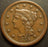 1856 Large Cent - Slanted 5 Extra Fine
