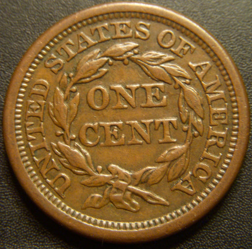 1856 Large Cent - Slanted 5 Extra Fine