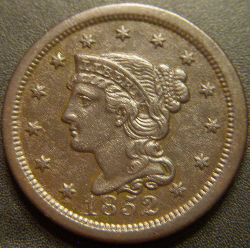 1852 Large Cent - Extra Fine