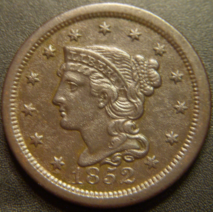 1852 Large Cent - Extra Fine