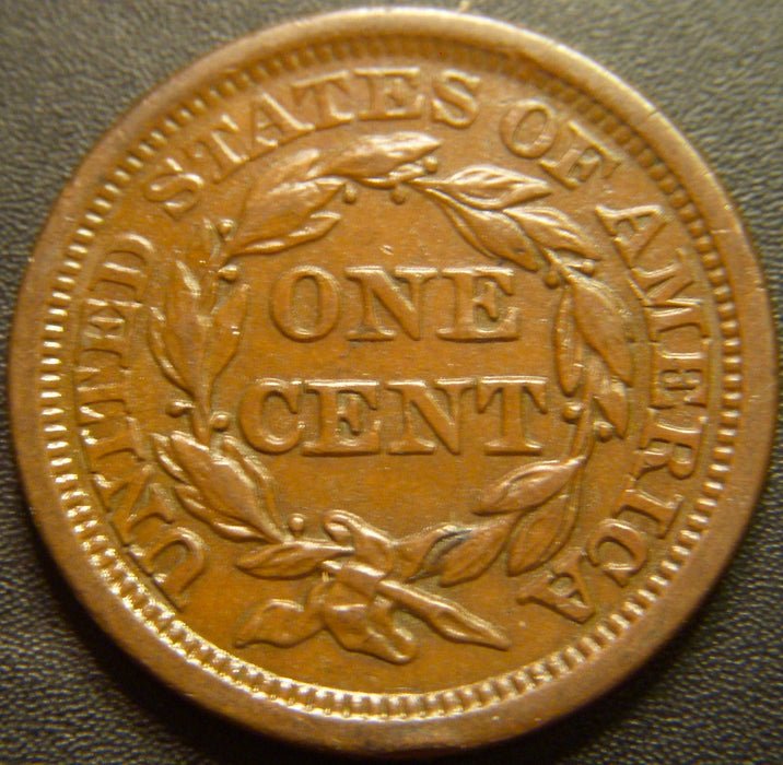 1855 Large Cent - Upright 5 Extra Fine