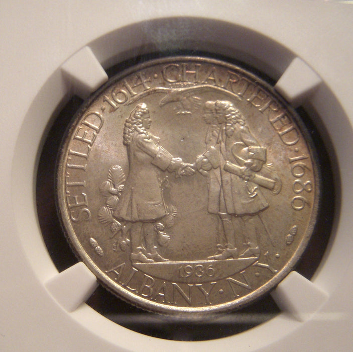 1936 Albany Half Dollar - NGC MS66