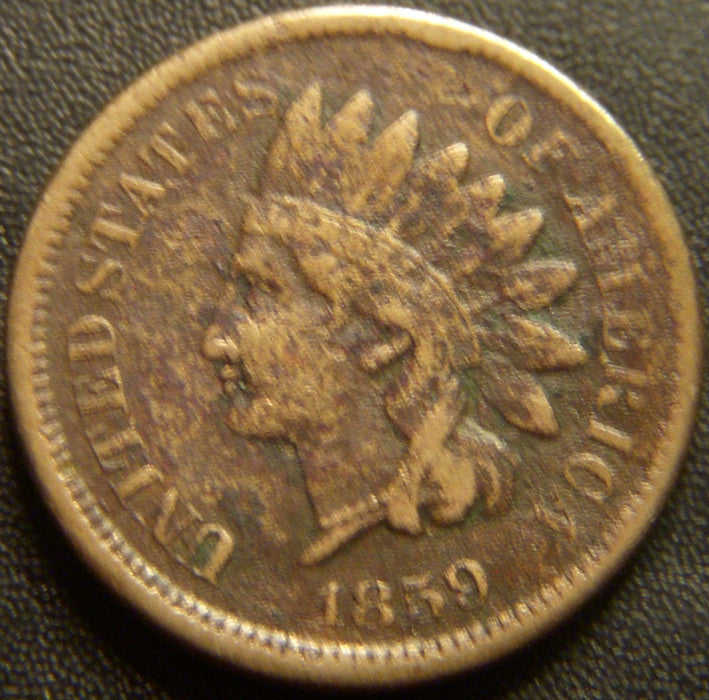 1859 Indian Head Cent - Very Good