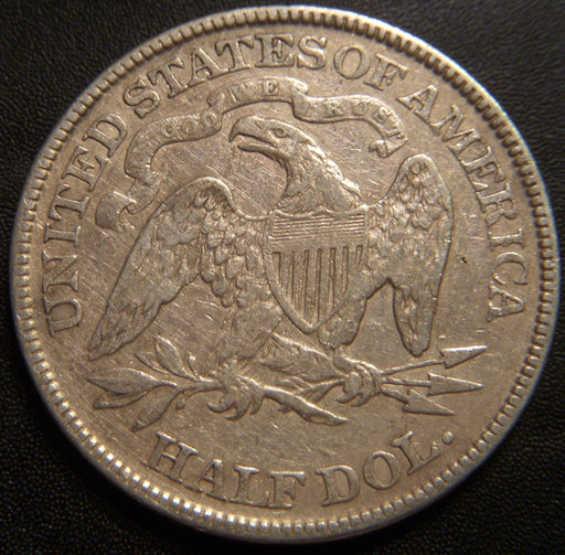 1877 Seated Half Dollar - Very Good