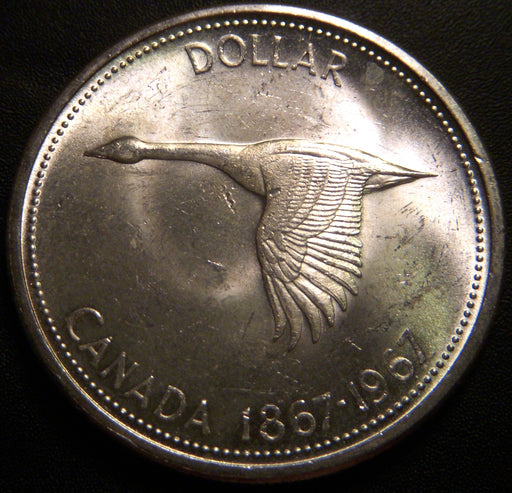 1967 Canadian Silver Dollar - Uncirculated