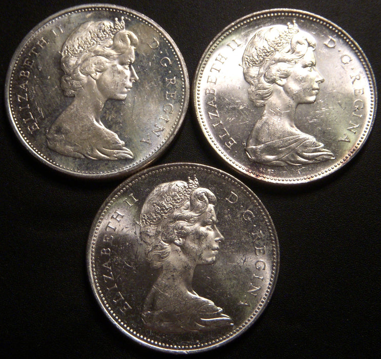 1965 Canadian Silver Dollar - Uncirculated