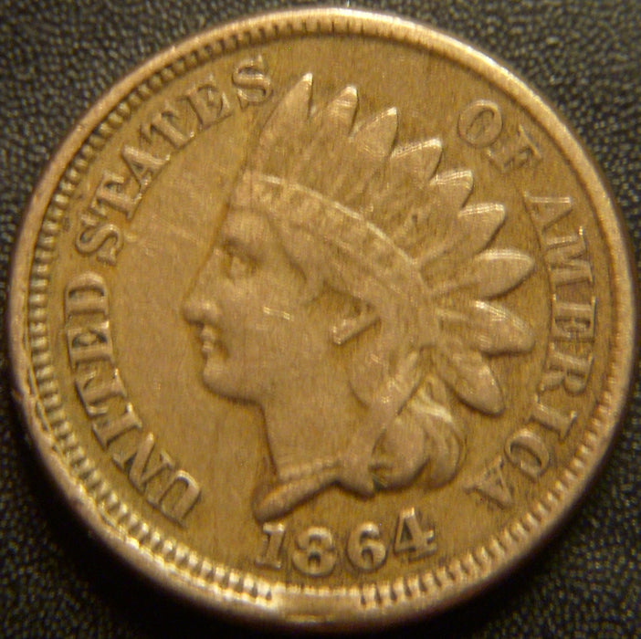 1864 Indian Head Cent - Copper Nickel Fine