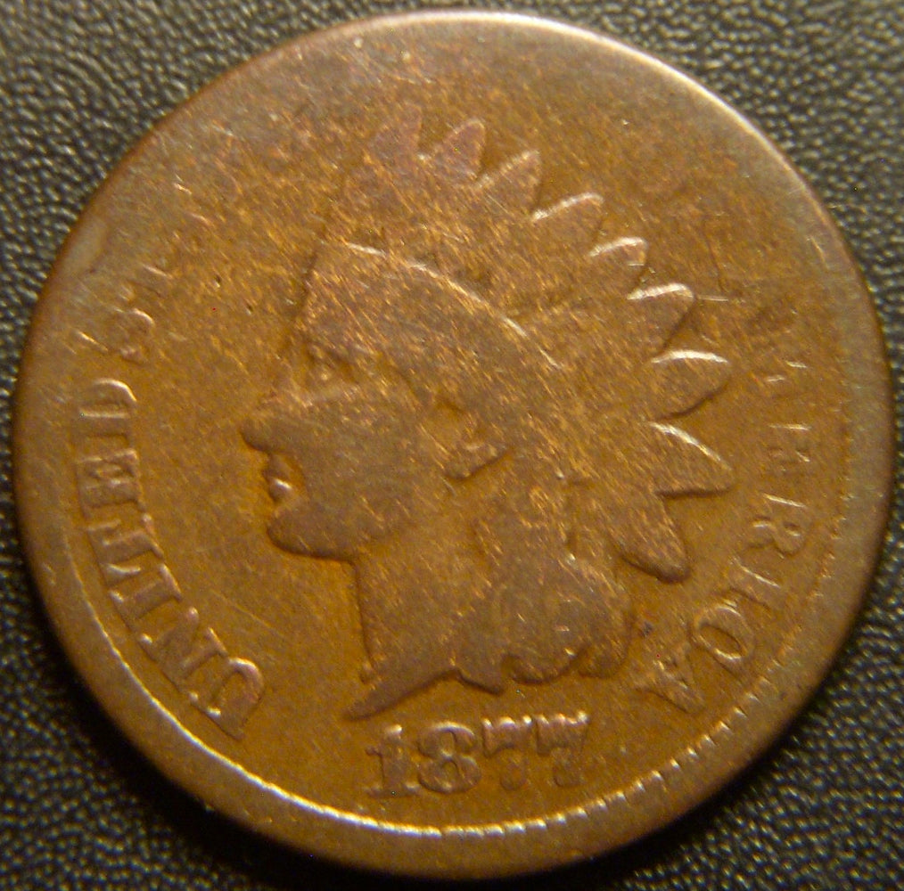 1877 Indian Head Cent - About Good