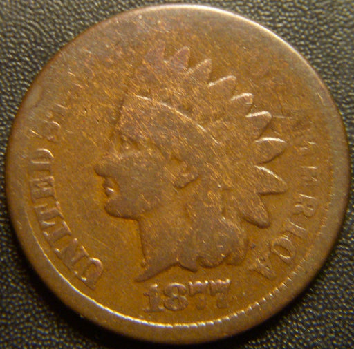 1877 Indian Head Cent - About Good