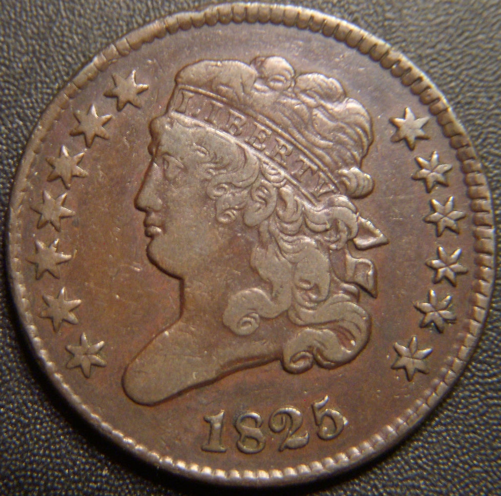 1825 Half Cent - Very Fine