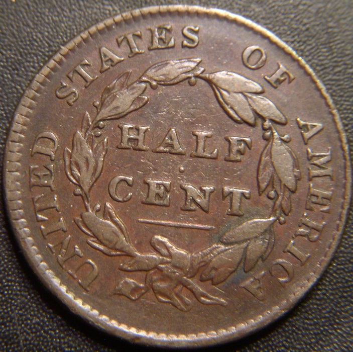 1825 Half Cent - Very Fine