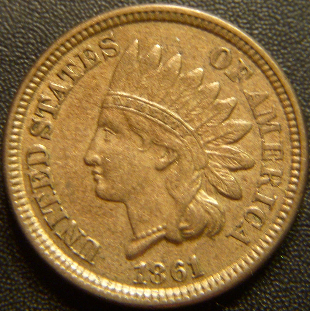 1861 Indian Head Cent - Very Fine