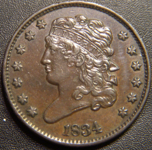 1834 Half Cent - AU
