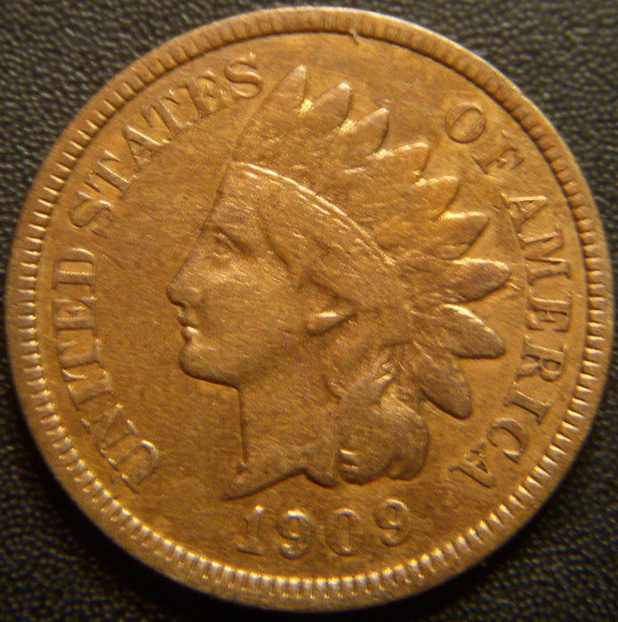 1909-S Indian Head Cent - Very Good