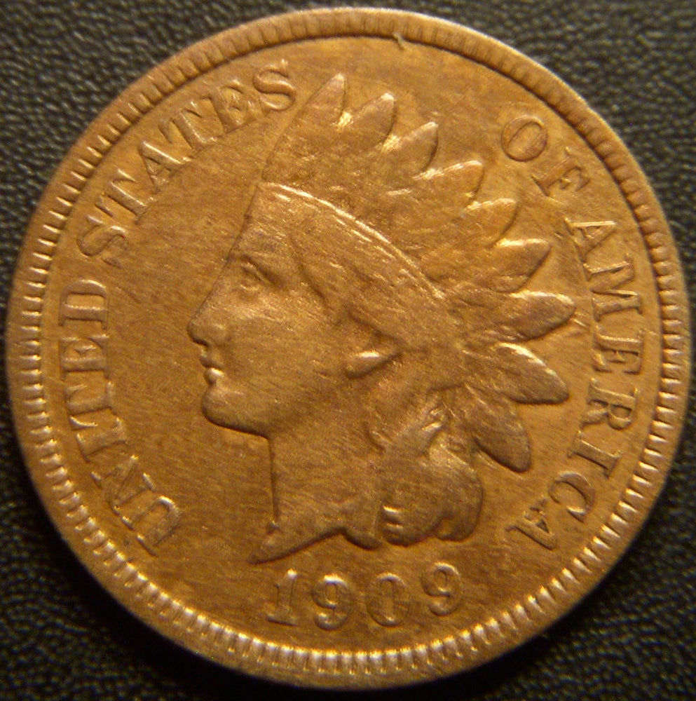 1909-S Indian Head Cent - Very Good