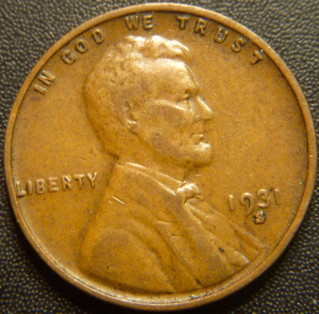 1931-S Lincoln Cent - Very Fine