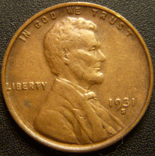 1931-S Lincoln Cent - Very Fine Details