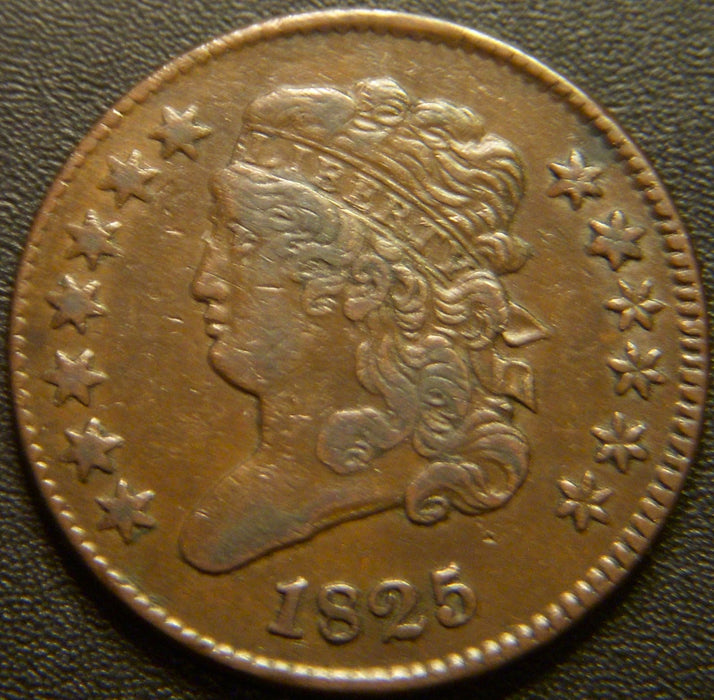 1825 Half Cent - Very Fine