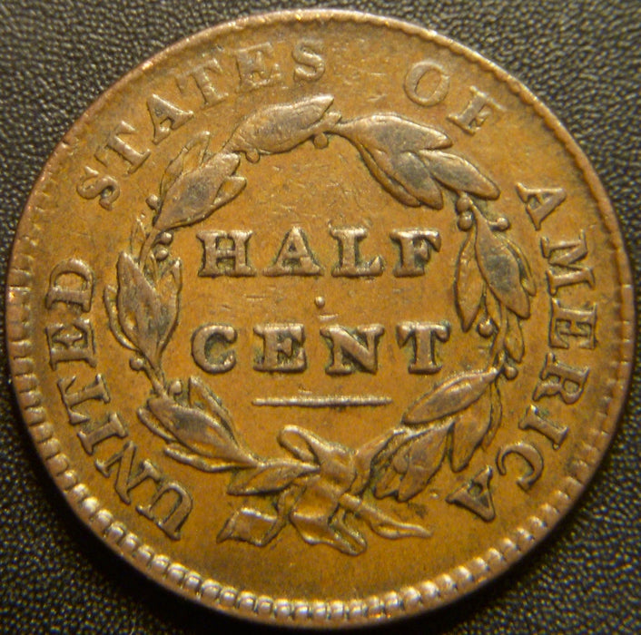 1825 Half Cent - Very Fine