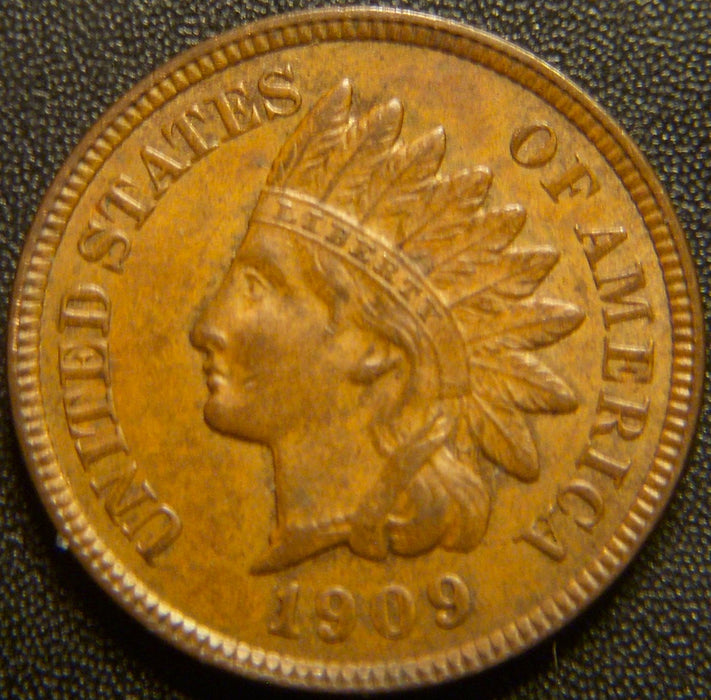 1909 Indian Head Cent - AU