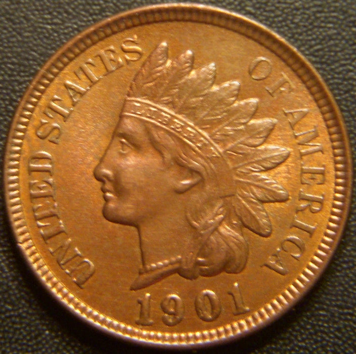 1901 Indian Head Cent - AU