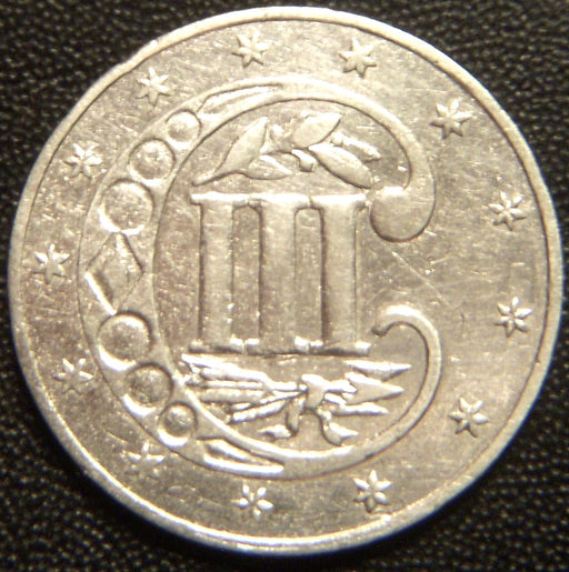 1862 Silver Three Cent - Very Fine