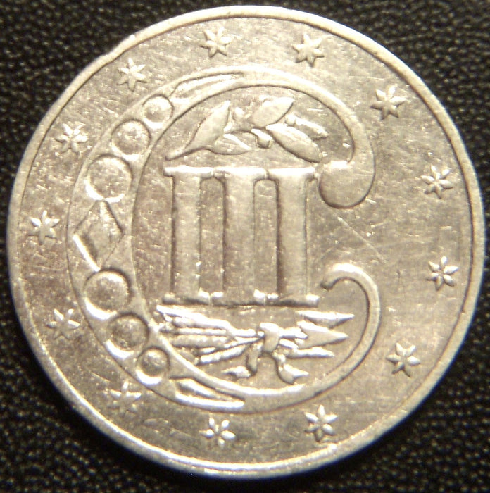 1862 Silver Three Cent - Very Fine