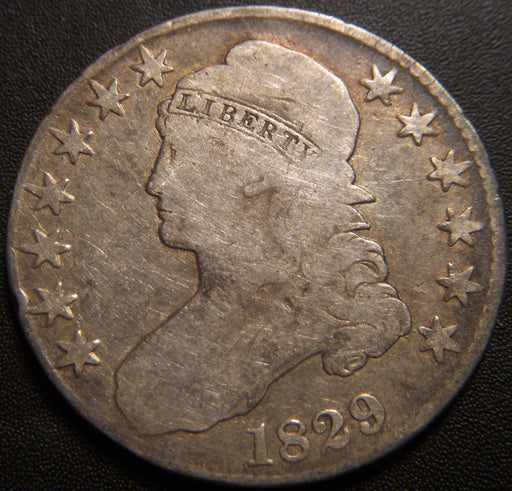 1829 Bust Half Dollar - Very Good