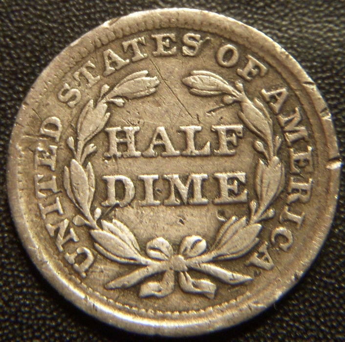 1855 Seated Half Dime - Fine