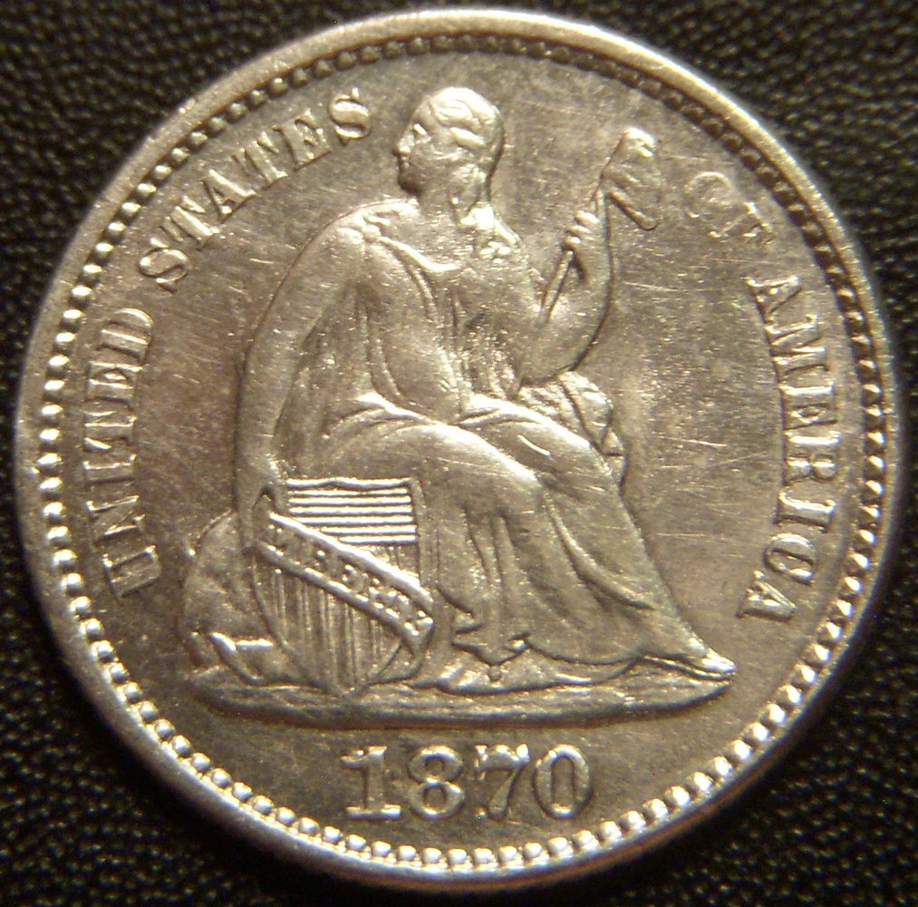 1870 Seated Half Dime - Uncirculated