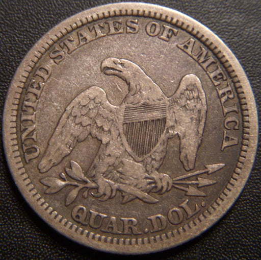1862 Seated Quarter - Very Fine