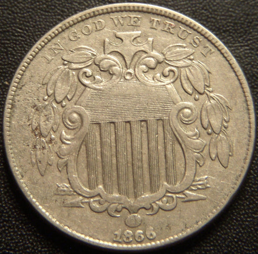1866 Shield Nickel - Very Fine