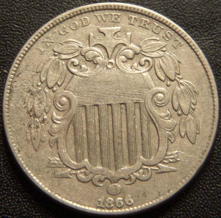 1866 Shield Nickel - Very Fine