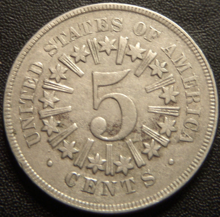 1866 Shield Nickel - Very Fine