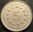 1870 Shield Nickel - AU