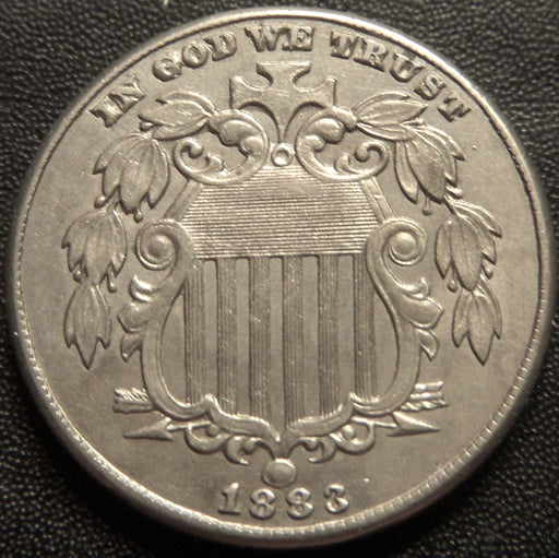 1883 Shield Nickel - AU