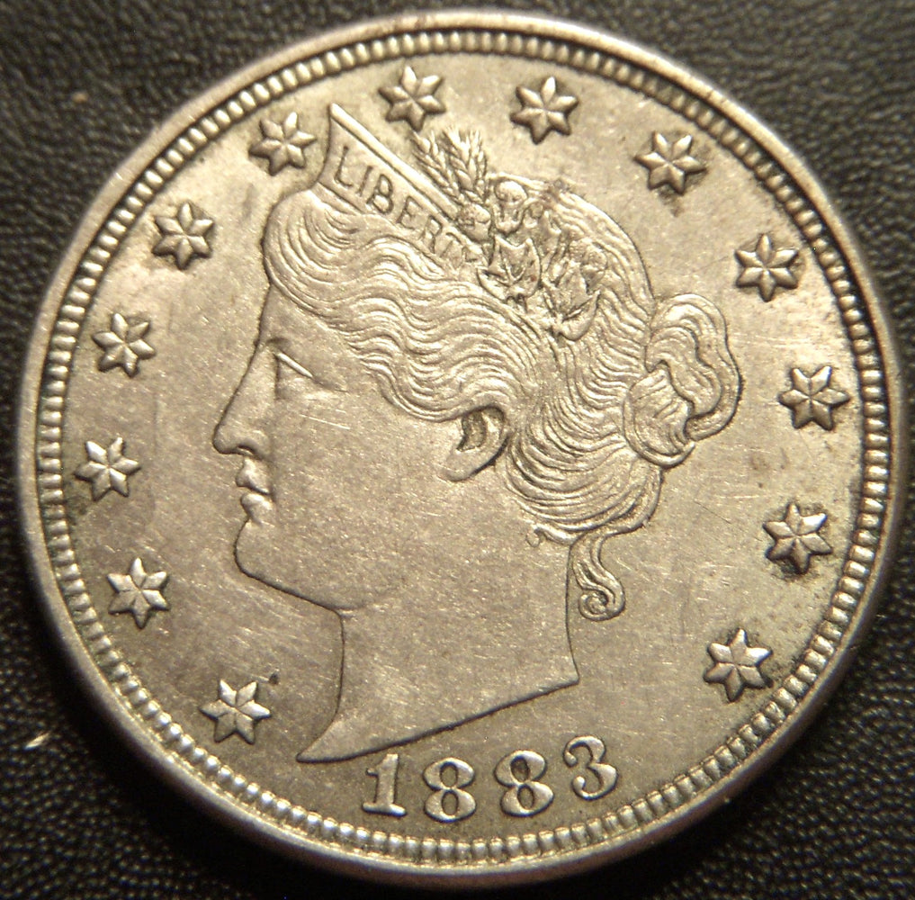 1883 Liberty Nickel - No CENT AU