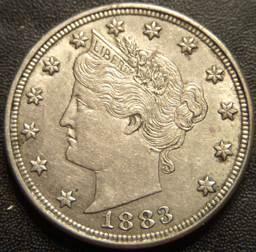 1883 Liberty Nickel - No CENT AU