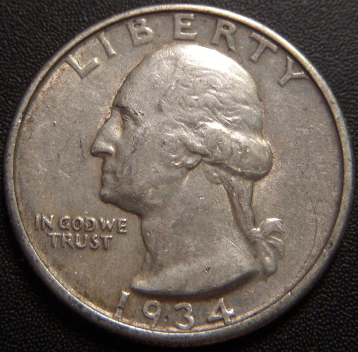 1934 Washington Quarter - Extra Fine